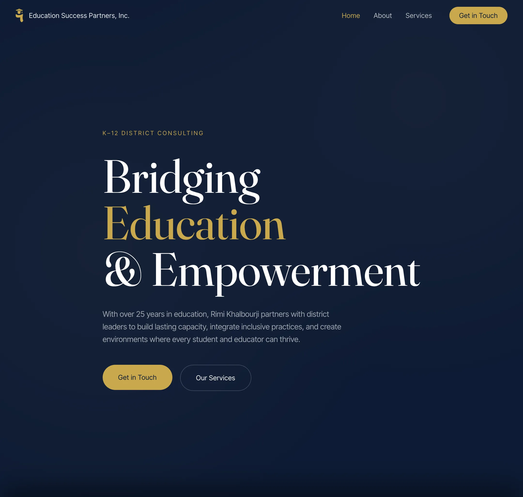 Education Success Partners website